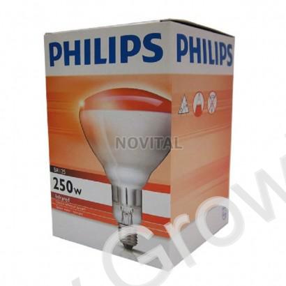 Лампа инфракрасная Philips IR 250W RH 240V E27