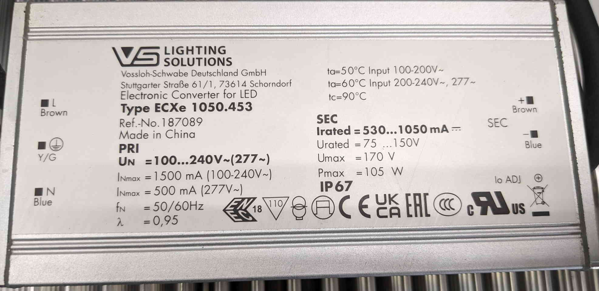 LED светильник для растений Panasonic 100