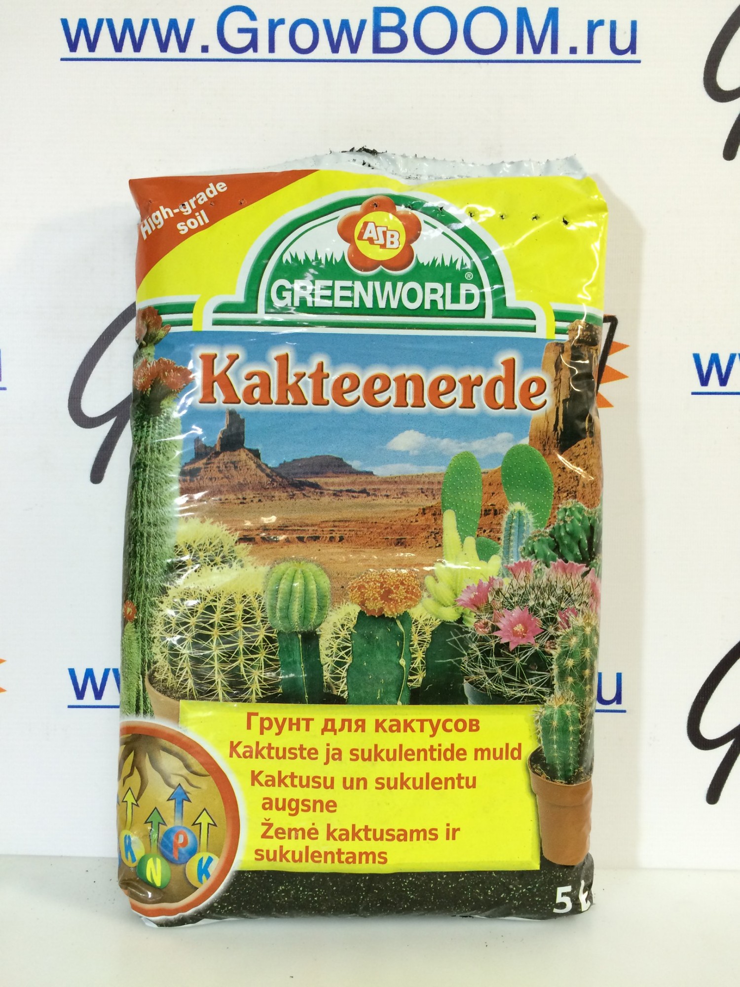 Грунт для кактусов Kakteenerde Greenworld