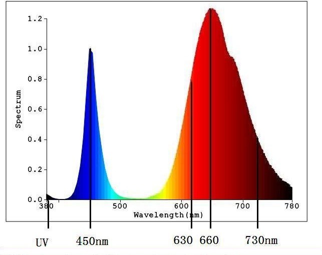 Светодиодная матрица 50 Вт полный спектр