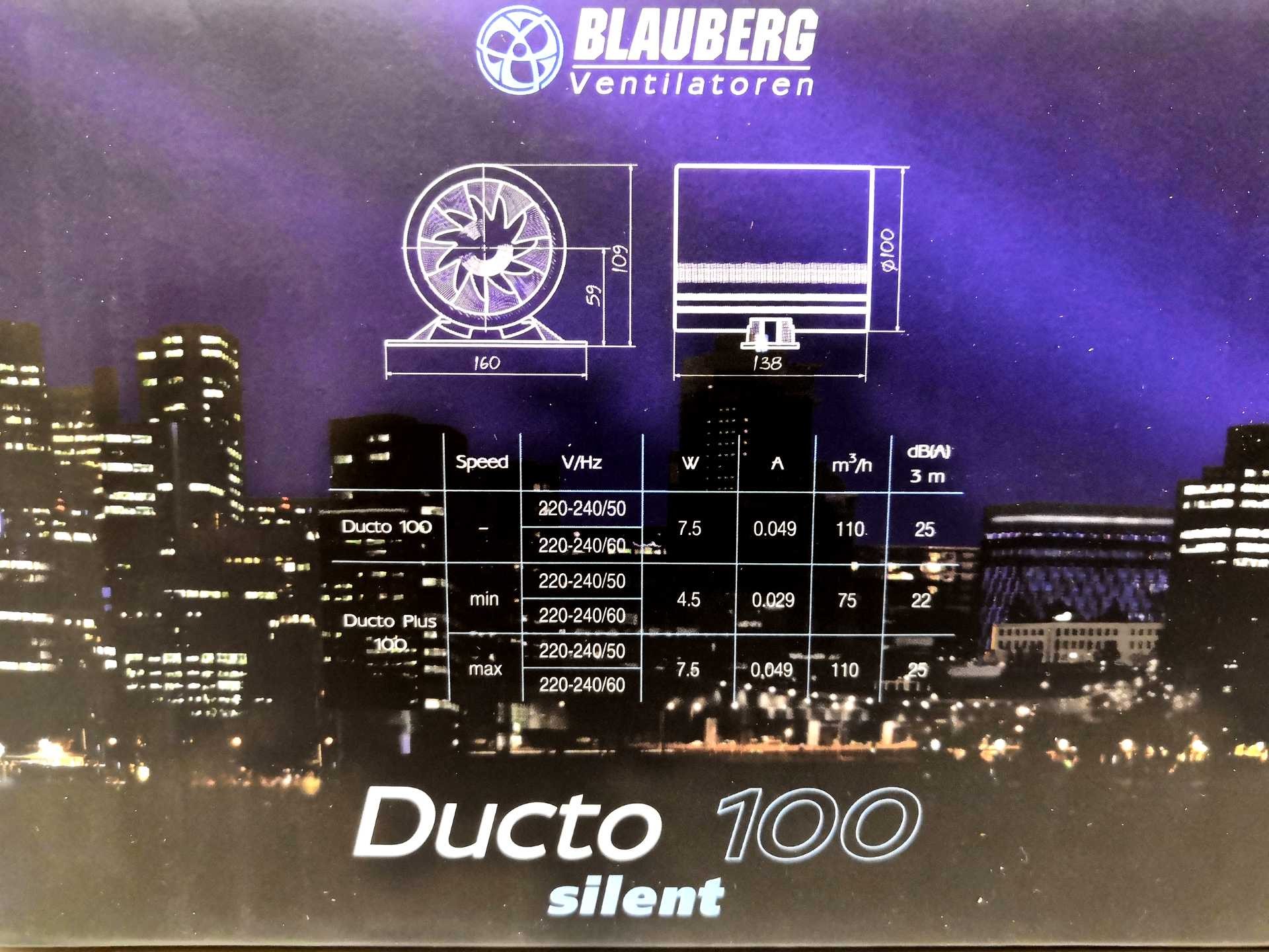 Вентилятор Blauberg Ducto 100 Silent
